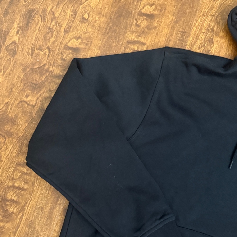 Adidas Black Graphic Logo Jacket With a Hood Size L - Picture 5 of 16